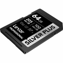 Lexar 64GB Silver Plus 205MB/s SDXC Hafıza Kartı