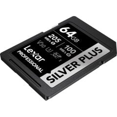Lexar 64GB Silver Plus 205MB/s SDXC Hafıza Kartı