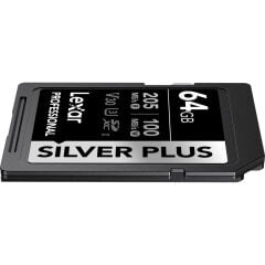 Lexar 64GB Silver Plus 205MB/s SDXC Hafıza Kartı