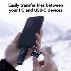 Lexar RW310 Dual-Slot USB-A/C SD/MicroSD Kart Okuyucu