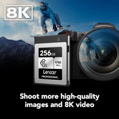 Lexar 256GB Silver 1750MB/s CFexpress Type-B Hafıza Kartı