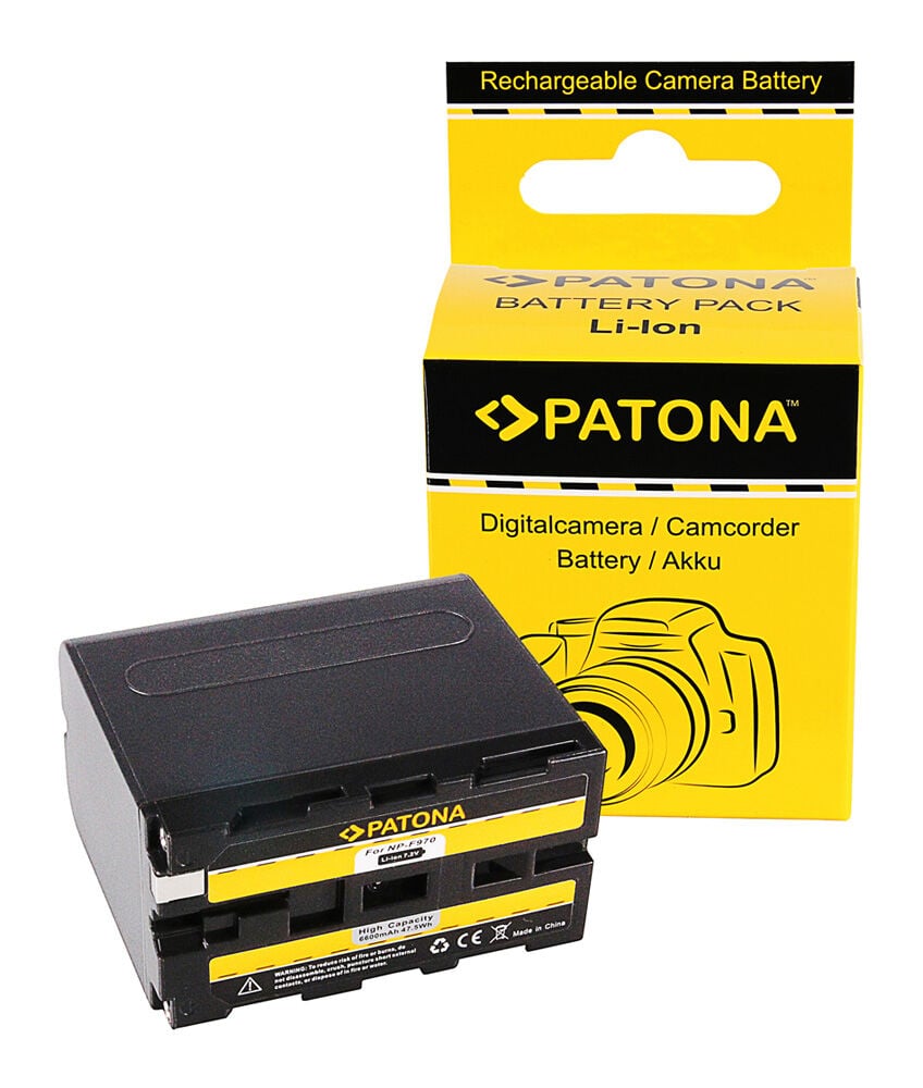 Patona 1390 NP-F970D USB-C Şarj Sony Batarya (LED Işık için)