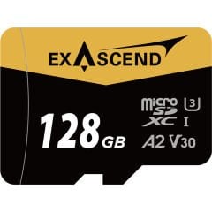 Exascend 128GB 175MB/s A2 V30 MicroSD Hafıza Kartı