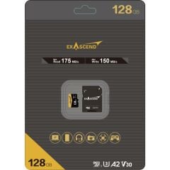 Exascend 128GB 175MB/s A2 V30 MicroSD Hafıza Kartı