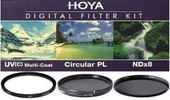 Hoya 82mm Digital Filter Kit II UV CPL ND Filtre Seti