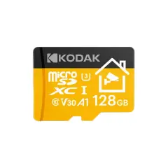 Kodak 128GB UHS-I U3/V30/A1 Güvenlik Kamerası için MicroSD Kart KI330