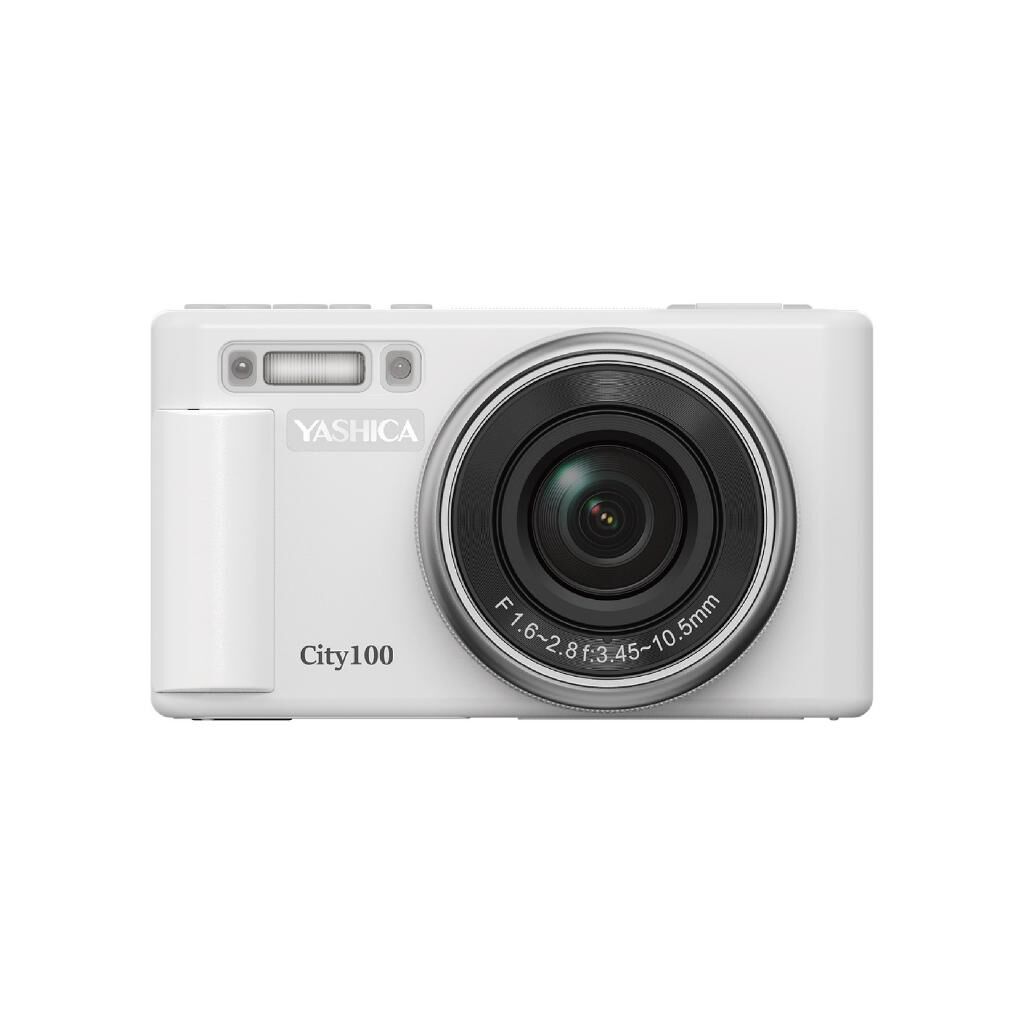 Yashica City 100 Beyaz Dijital Fotoğraf Makinesi