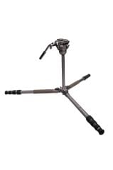 Sirui GT04+GT5 Pilot Series Video Tripod Kiti (Metalik Gri)