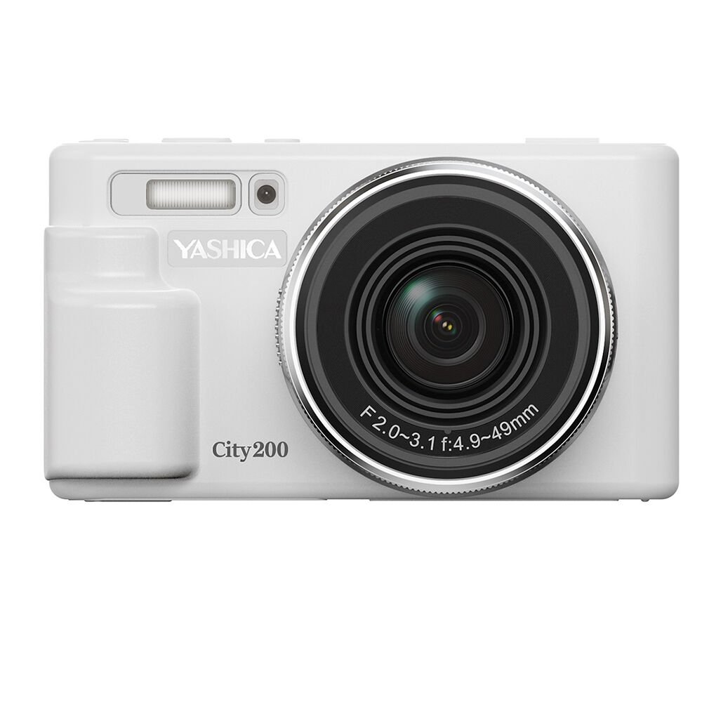 Yashica City 200 Beyaz Dijital Fotoğraf Makinesi
