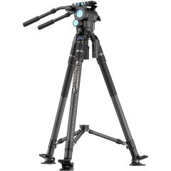 Sirui SVS75 Rapid-System Karbon Fiber Video Tripod Kiti (SVH15 Kafa ile)