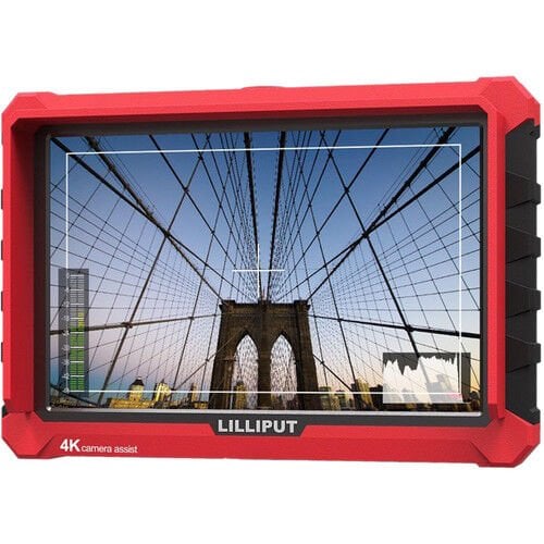 Lilliput A7S 7inç 4K Destekli Full HD Monitör (Kırmızı)