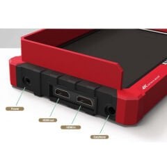 Lilliput A7S 7inç 4K Destekli Full HD Monitör (Kırmızı)