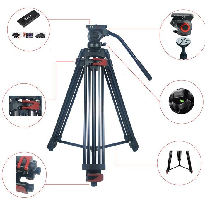 Milica MLK-901B 195cm Çantalı Profesyonel Video Tripod