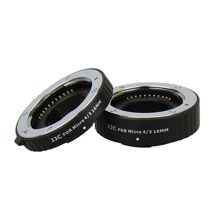 JJC AET-M43S 10mm + 16mm AF Macro Extension Tüp (M4/3-Olympus-Panasonic)